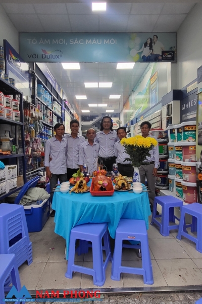 Cúng tổ ngàng xậy dựng 20/12/2022 cùng tập thể cán bộ công nhân viên công ty