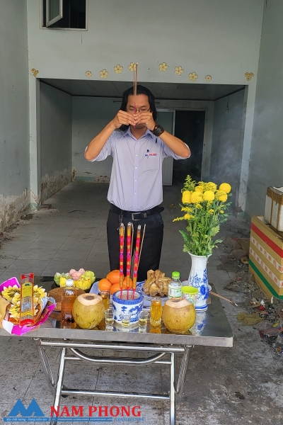 Khởi công xây dựng nhà phố 4 tầng anh Danh - Bình Tân. TP.HCM